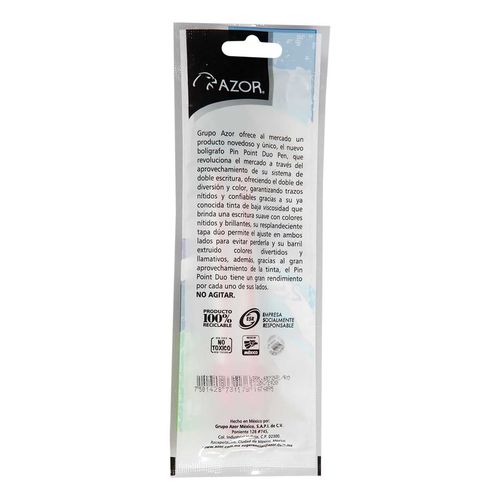 Boligrafo Pin Point Azor 2 Pzas
