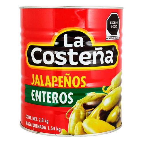 Chiles La Costeña Jalapeños Enteros 2.8Kg