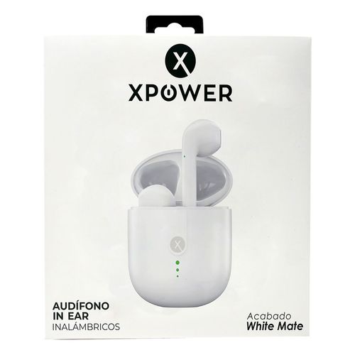 Audífonos Xpower In Ear Inalámbricos MX1 Blanco