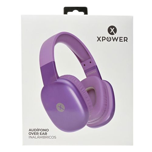 Audífonos Xpower Diadema Inalámbricos X1Morado
