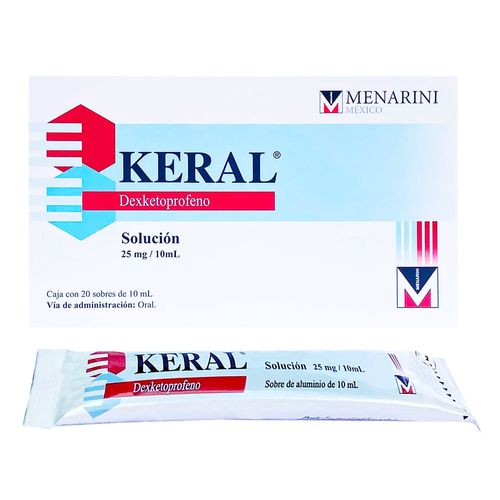 Dexketoprofeno Keral 25mg 20 Sobres