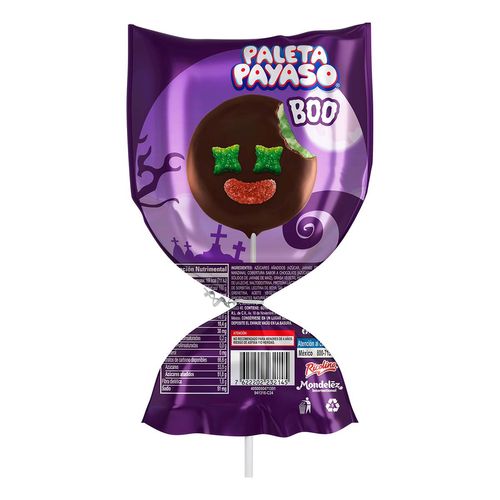 Paleta Ricolino Payaso Boo 45g