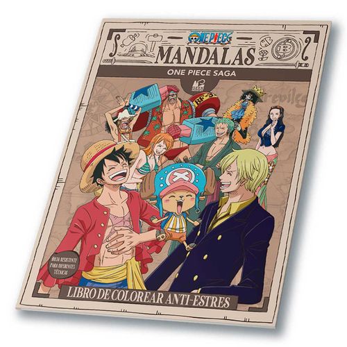 Libro Mandala de Colorear One Piece