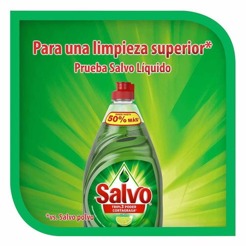 Lavatrastes en Polvo Salvo Limón 1kg