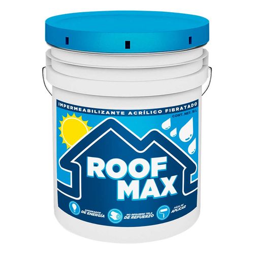 Impermeabilizante Acrílico Roof Max Blanco 18L
