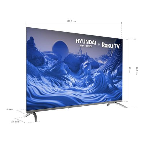 Pantalla Hyundai 55 pulgadas Smart TV UHD 4K LED Roku TV HYLEDR4KM