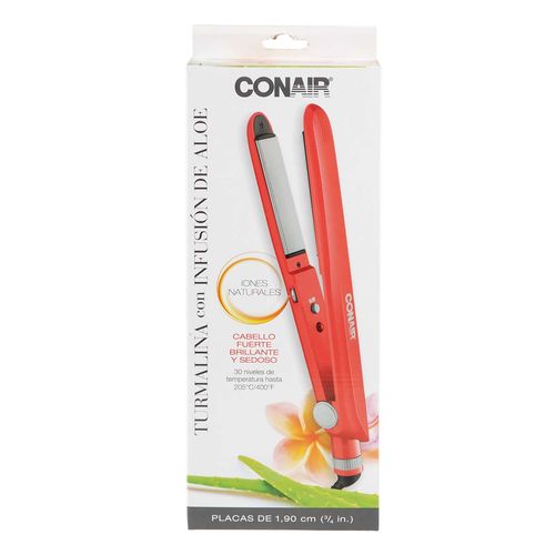 Alaciadora de Cabello Conair de 3/4 de Pulgada Turmalina y Cerámica Modelo CS90CES