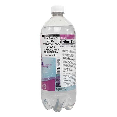 Agua Mineral First Street Mora 1L