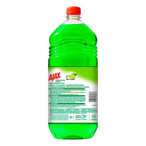Limpiador Multiuso Ajax Bicarbonato Limón 2L
