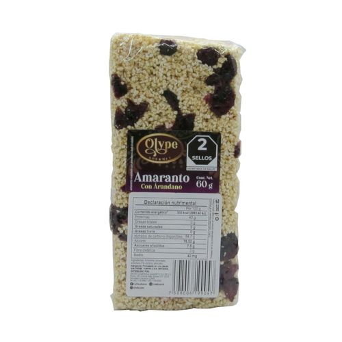 Amaranto con Arándano Olype 60g