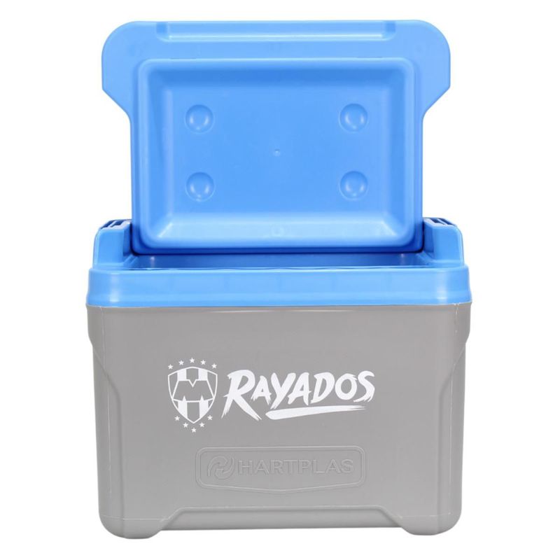 Hielera Orizaba 13qt Rayados Gris Azul 4