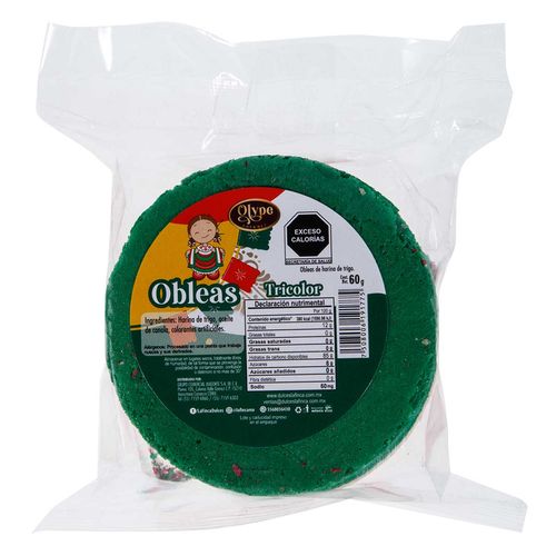 Oblea Tricolor Olype Gourmet 60g