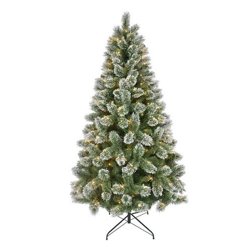 Árbol de Navidad Cashmere Nevado con 300 luces Led de 2.13m