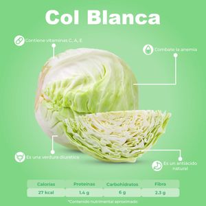 Col Blanca por kg