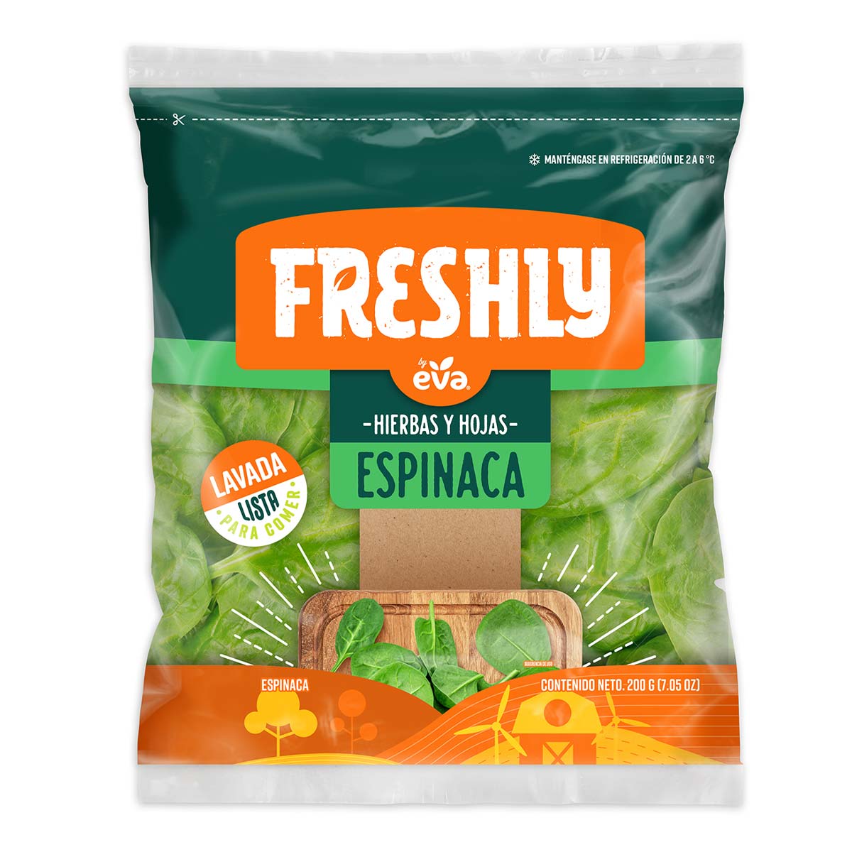 Espinaca Freshly 200g