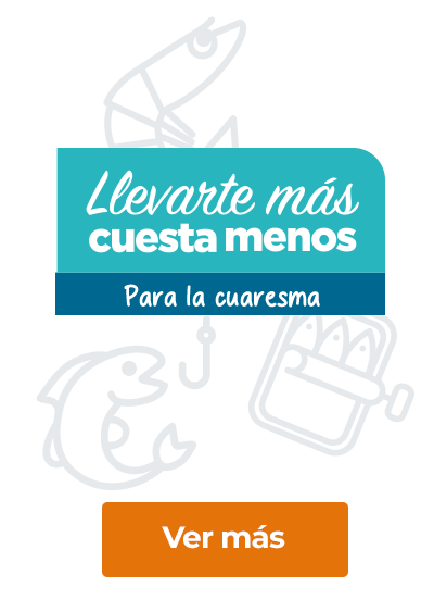 Llevarte más cuesta menos para la cuaresma