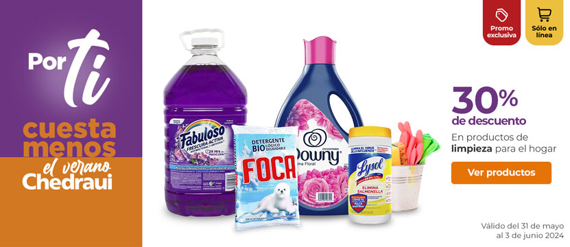 Ofertas en productos para limpieza del hogar​
