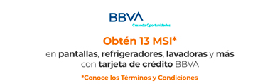 Meses sin intereses con BBVA