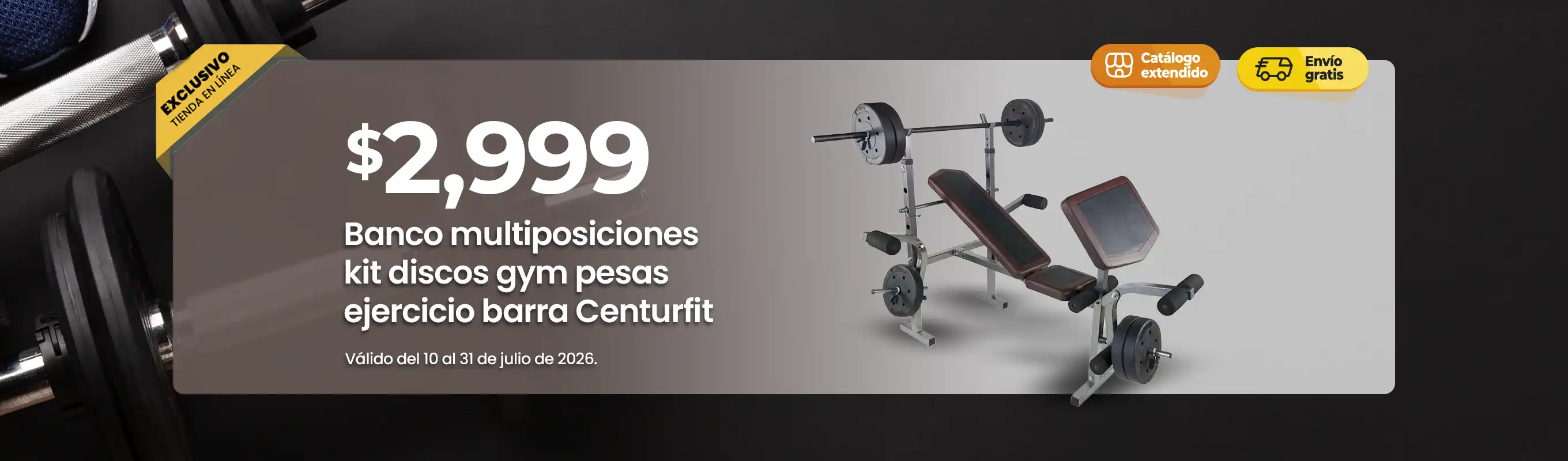 Ofertas en banco de ejercicio