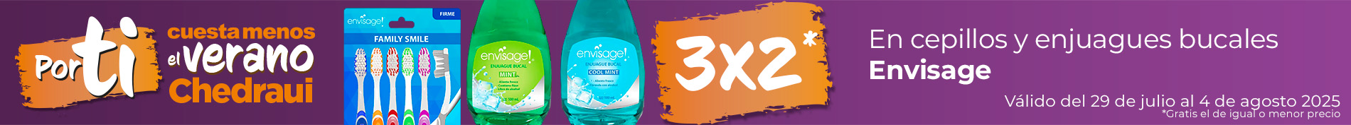 Ofertas en cepillos y enjuagues bucales Envisage​