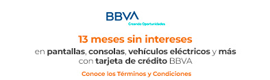 Meses sin intereses con BBVA