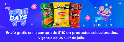 Envío gratis con productos Pepsico