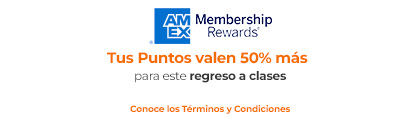 Tus Puntos valen 50% más para este regreso a clases