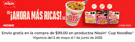 Envío gratis con Nissin