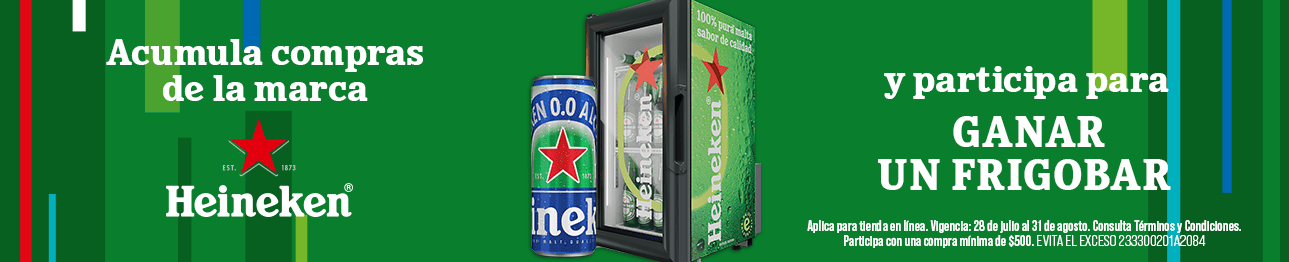 Participa y gana un frigobar con Heineken