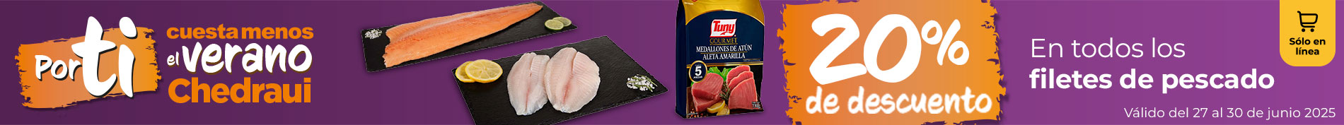 Ofertas en todos los filetes de pescado​