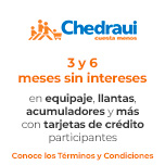 3 y 6 MSI con tarjetas de crédito participantes en acumuladores, llantas, herramientas eléctricas y más 