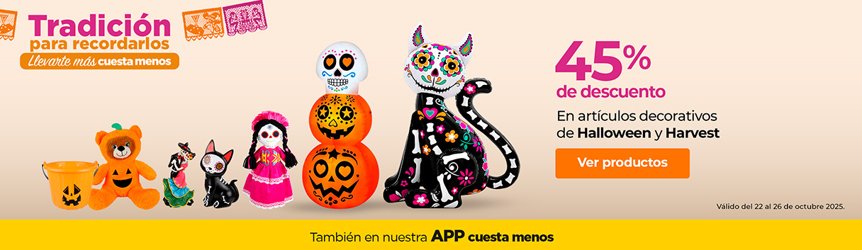 Ofertas en artículos de Halloween y Harvest
