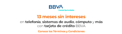 13 meses sin intereses con tu tarjeta de crédito BBVA