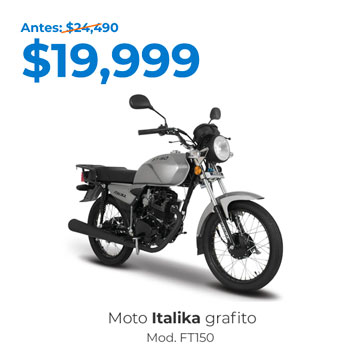 Ofertas en moto Italika