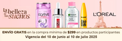 Envío gratis comprando productos L'Oreal participantes