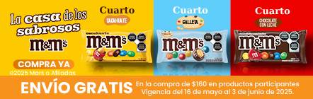 Envío gratis con M&M