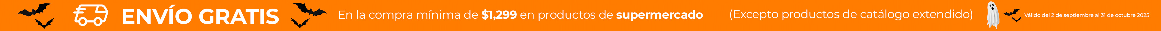 Envío gratis en la compra de productos de supermercado​