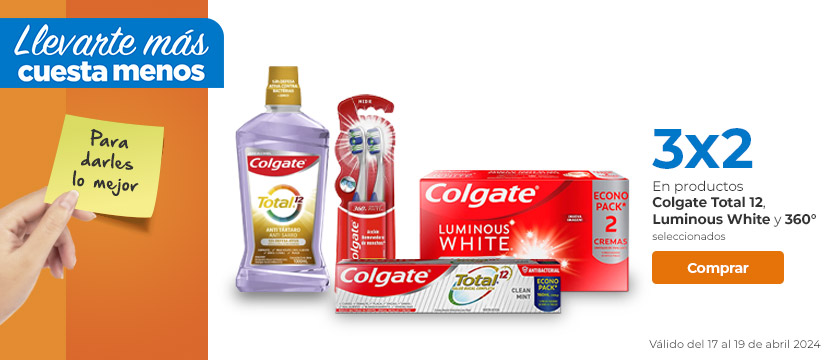 Ofertas en productos Colgate Total 12, Luminous White y 360°​