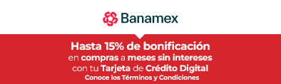 Meses sin intereses con Banamex